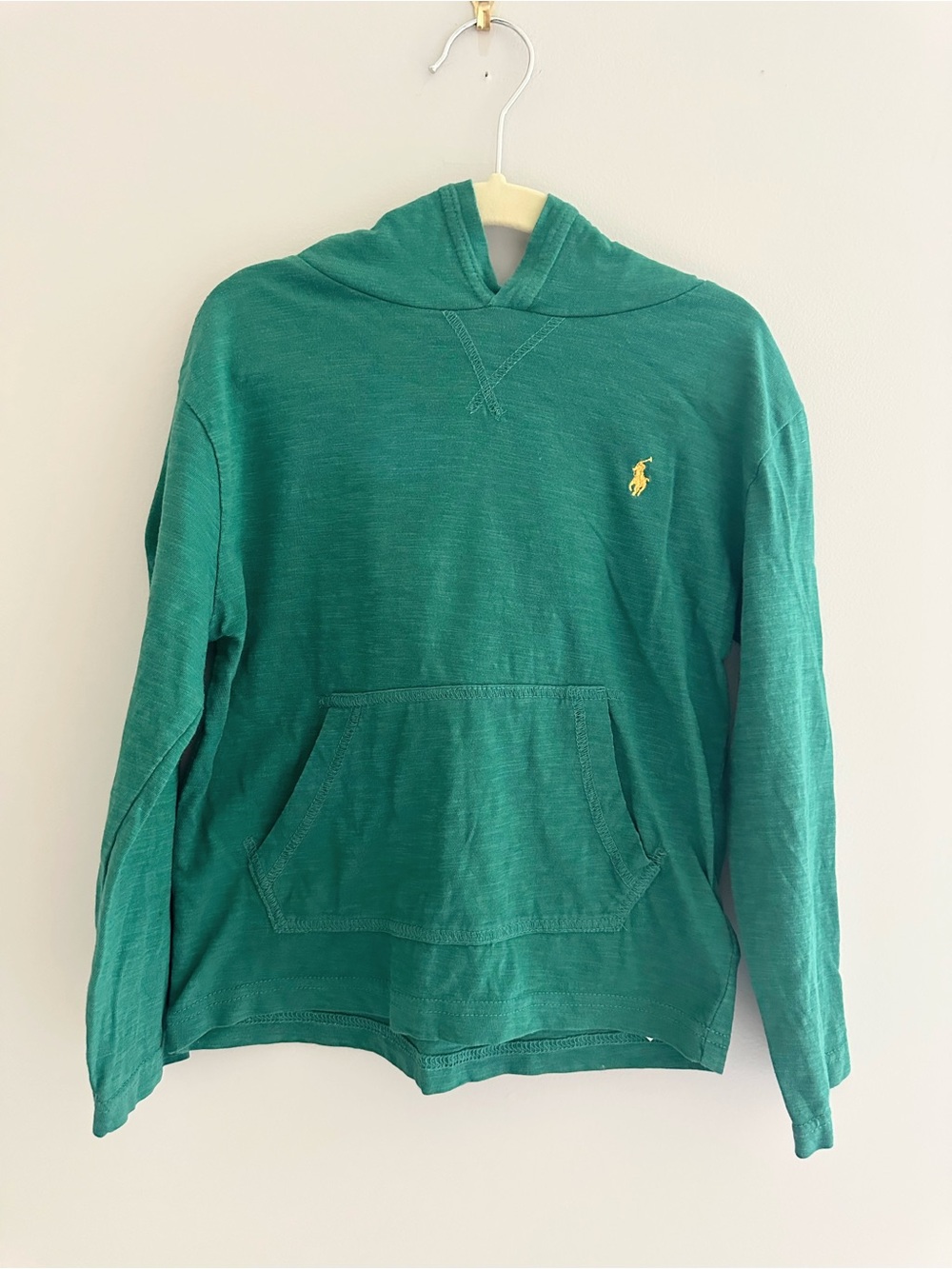 Polo Ralph Lauren Boys Lightweight Pullover Hoodie, Size 5 / 115 cm, Green